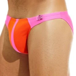 Slip De Bain Low Cut Stardust Orange