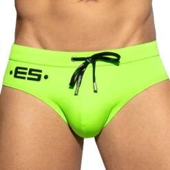 Slip De Bain Neon Vert Fluo