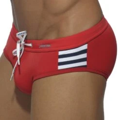 Slip De Bain Sailor Colored Rouge