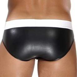 Slip Fetish Noir - Blanc
