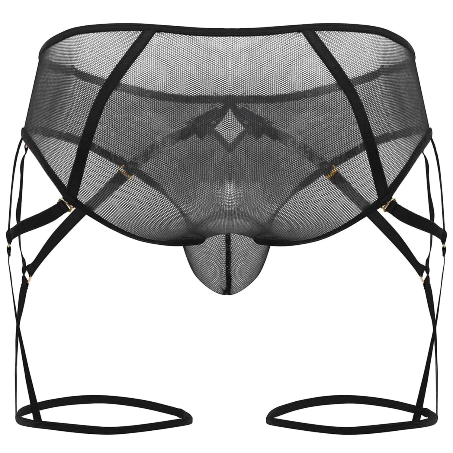 Slip JarretiĂšre Mesh Noir â Image 4