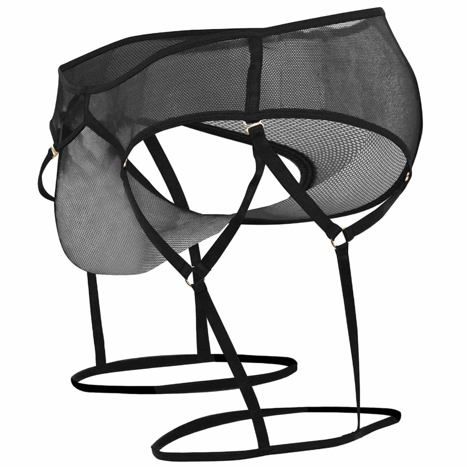 Slip JarretiĂšre Mesh Noir â Image 5