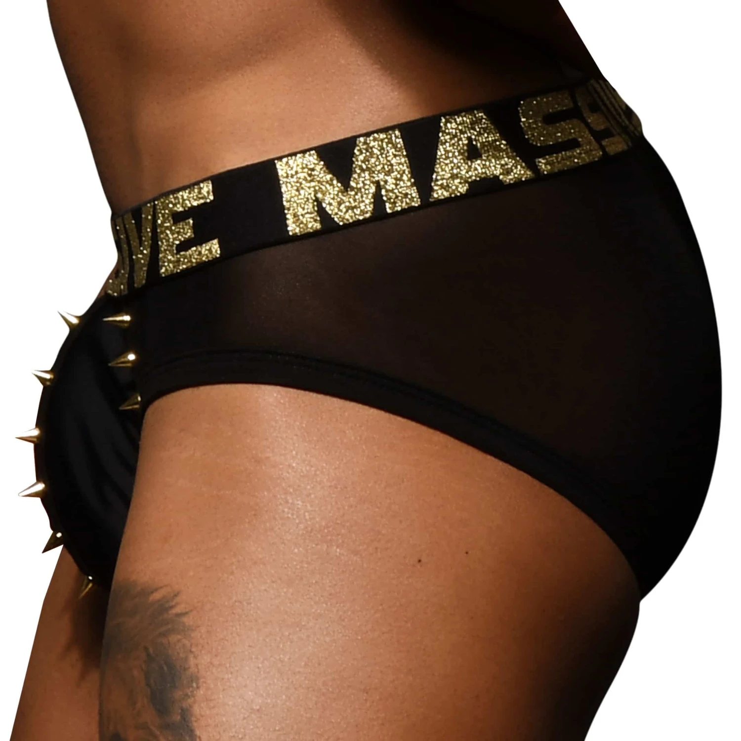 Slip Massive Stud Mesh Noir â Image 2