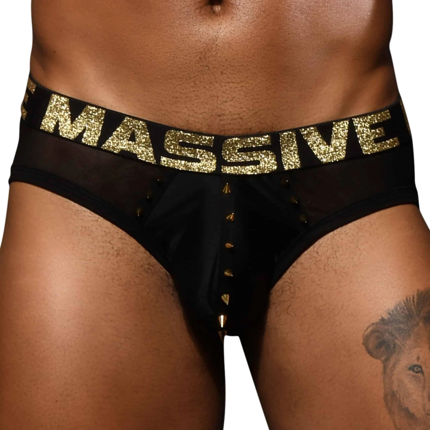 Slip Massive Stud Mesh Noir