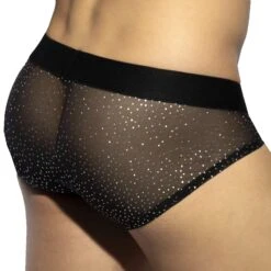 Slip Net Glitter Noir