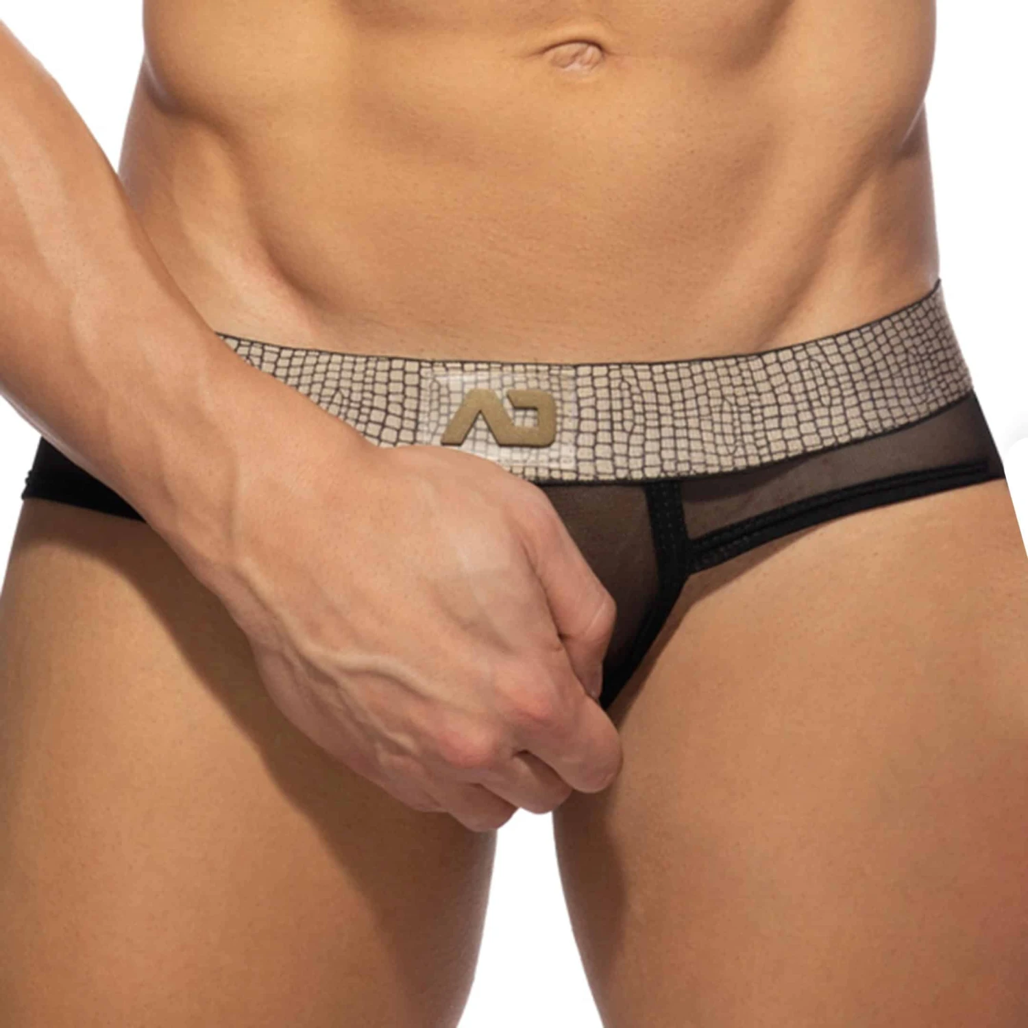 Slip Net Snake Noir - Or â Image 3