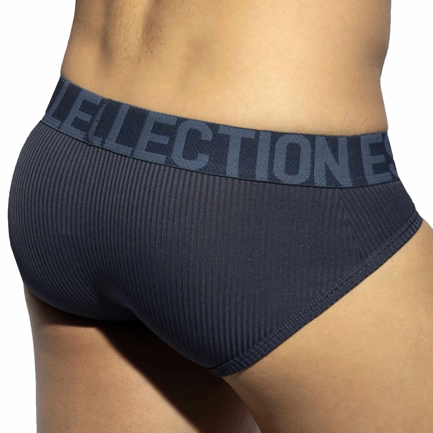 Slip Recycled Rib Bleu Marine â Image 2