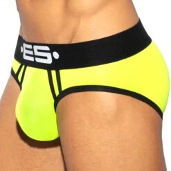 Slip Sport Microfibre Jaune Fluo