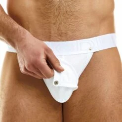 Slip Tanga Glory Hole Blanc