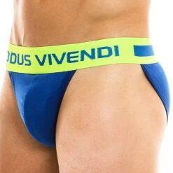 Slip Tanga Phosphor Bleu