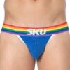 Slip Tanga Rainbow Bleu Roi