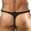 String Classique Dentelle Noire