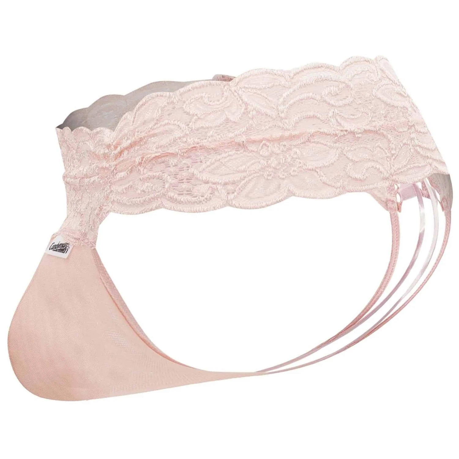 String Dentelle Ă Lacets Rose â Image 5