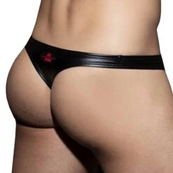 String Rub Tape Cockring Noir