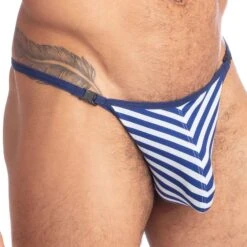 String Striptease Querelle De Brest Blanc - Marine