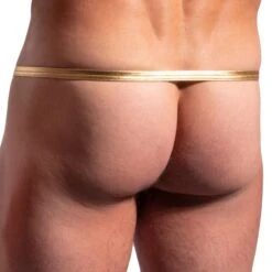 String Tanga Lasso M2238 Noir - Or