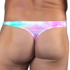 String Tye Dye Blanc