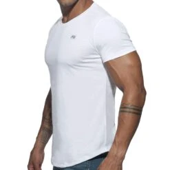 T-Shirt Basic U-Neck Blanc