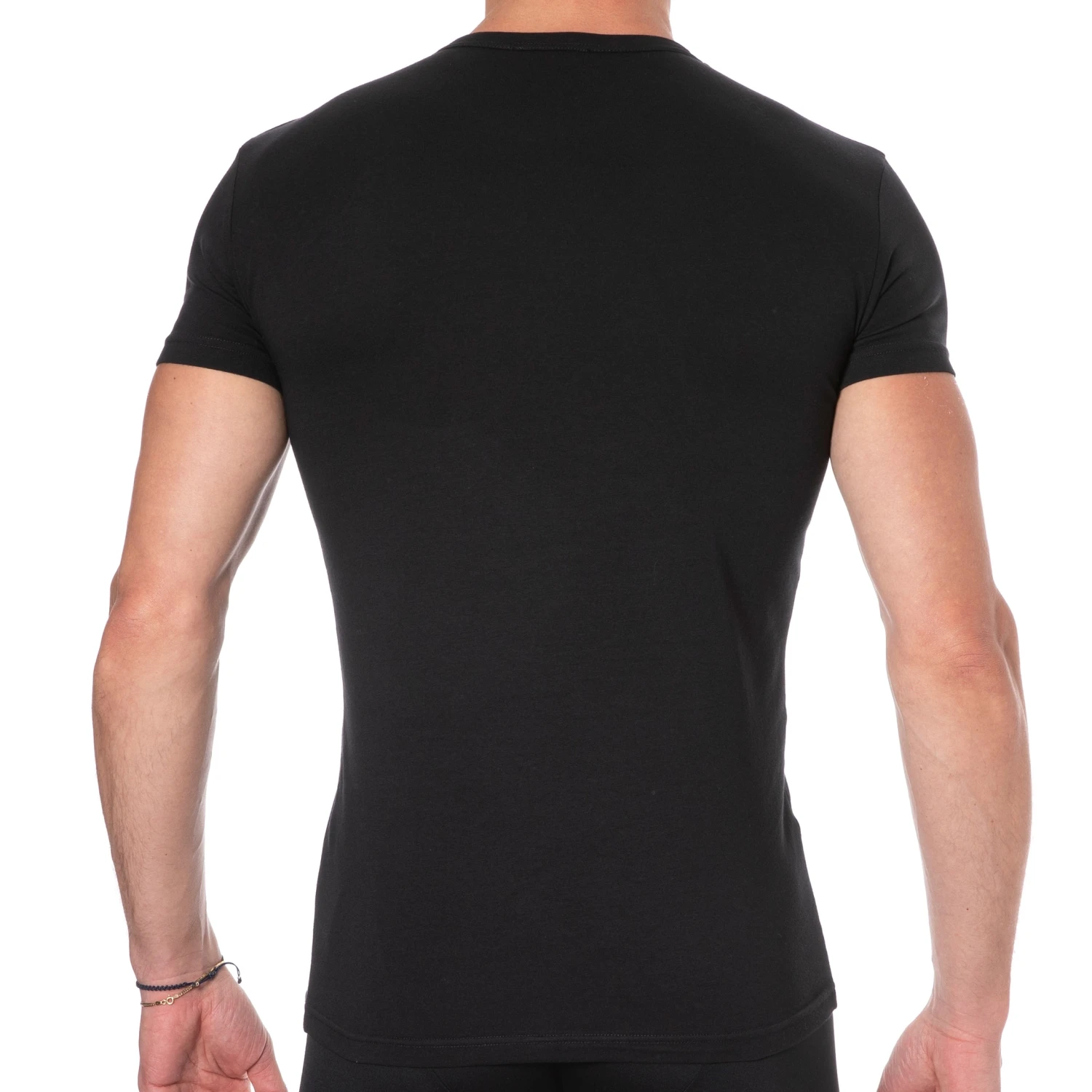 T-Shirt Bold Monogram Coton Noir - Citron Vert â Image 2