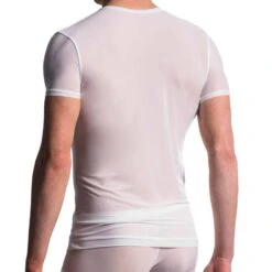 T-Shirt Col V M101 Blanc