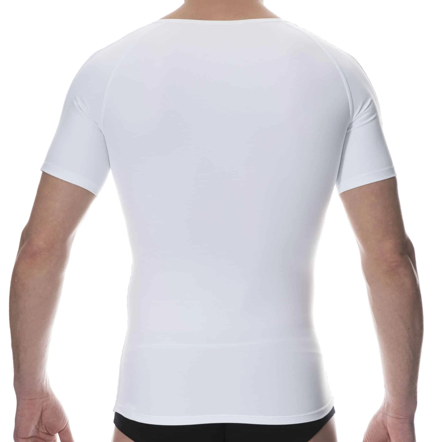 T-Shirt Compression Ferme Blanc â Image 5