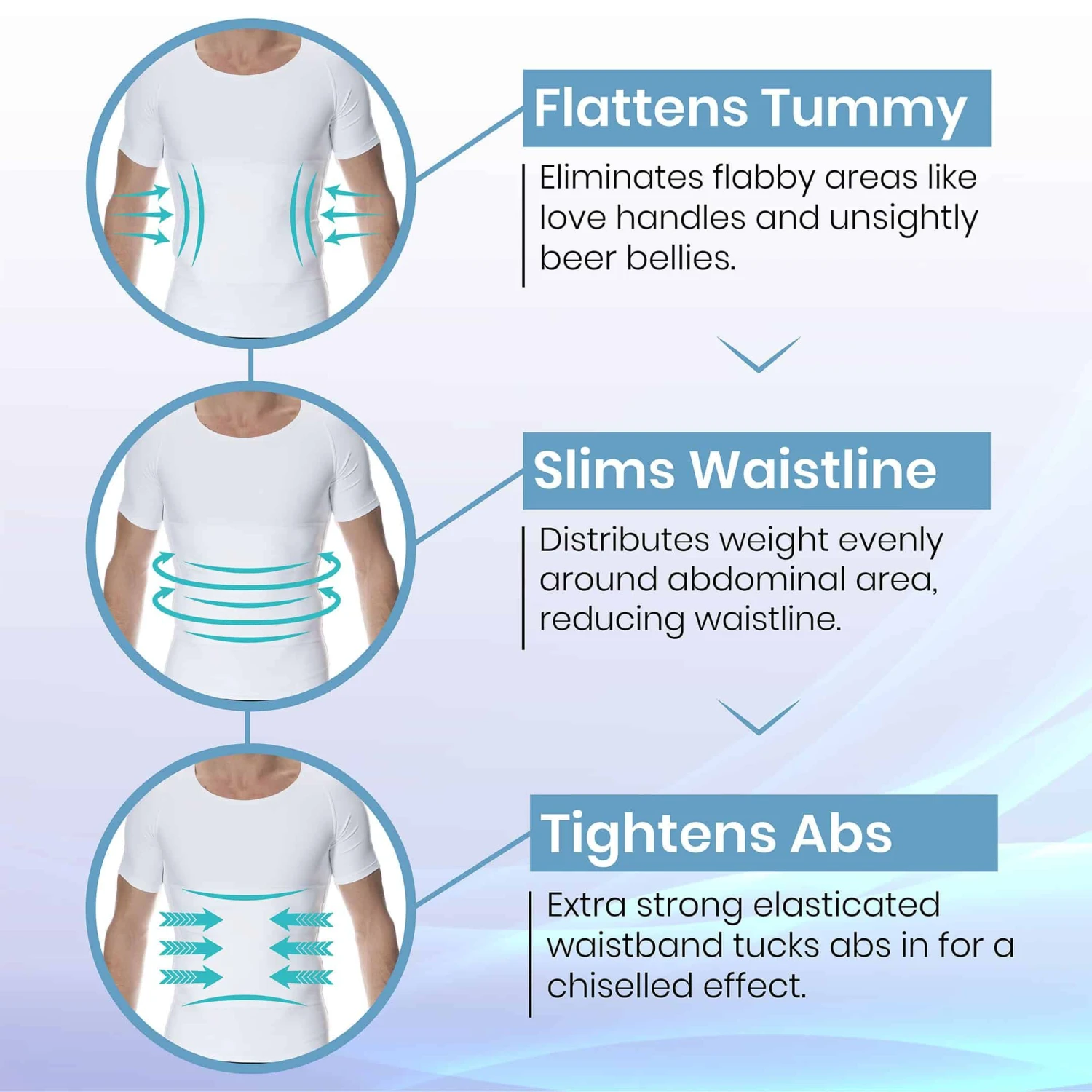 T-Shirt Compression Ferme Blanc â Image 7