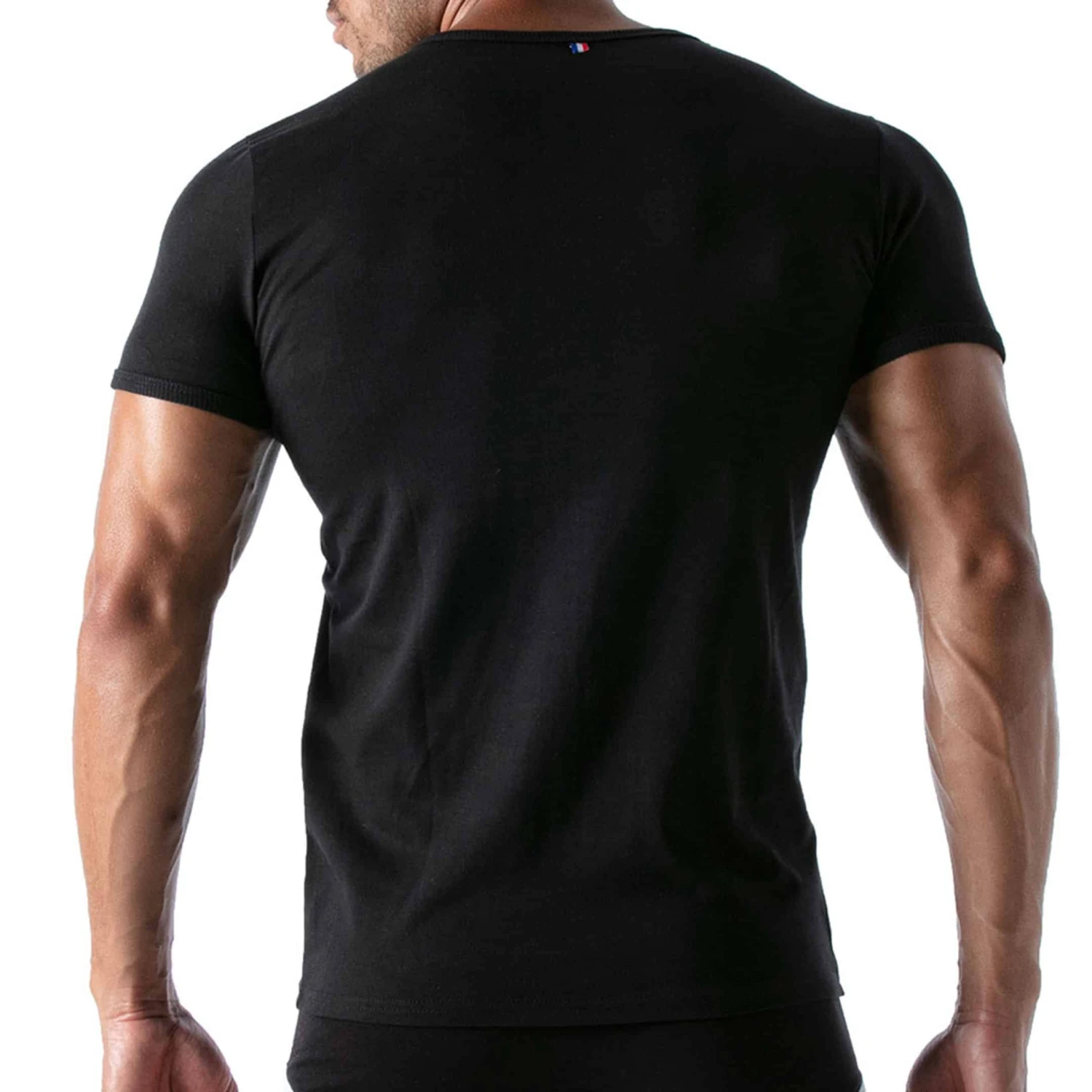 T-Shirt French Coton Noir â Image 3