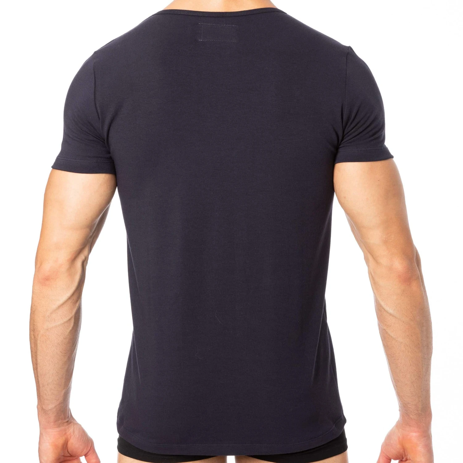 T-Shirt Logo Bleu Marine â Image 3