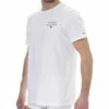 T-Shirt Logo Brodé Blanc