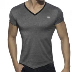 T-Shirt Mini Stripes Noir - Argent