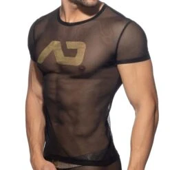 T-Shirt Net AD Noir