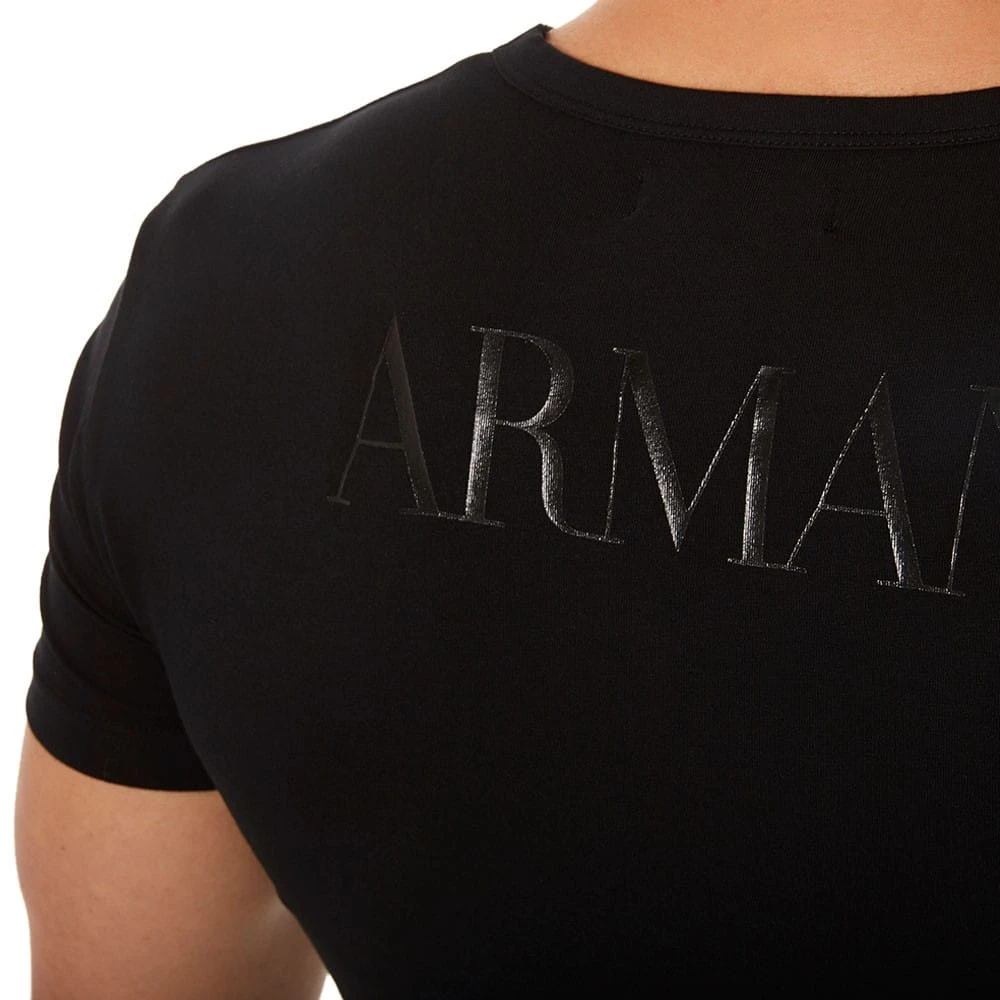 T-Shirt Stretch Cotton Megalogo Noir â Image 5