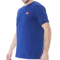 T-Shirt Tommy 85 Coton Bleu
