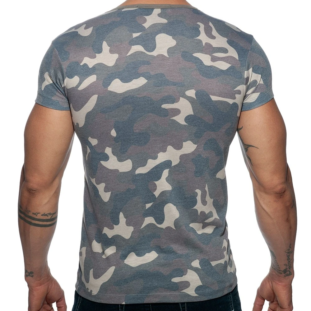 T-Shirt Washed Camo Kaki â Image 2