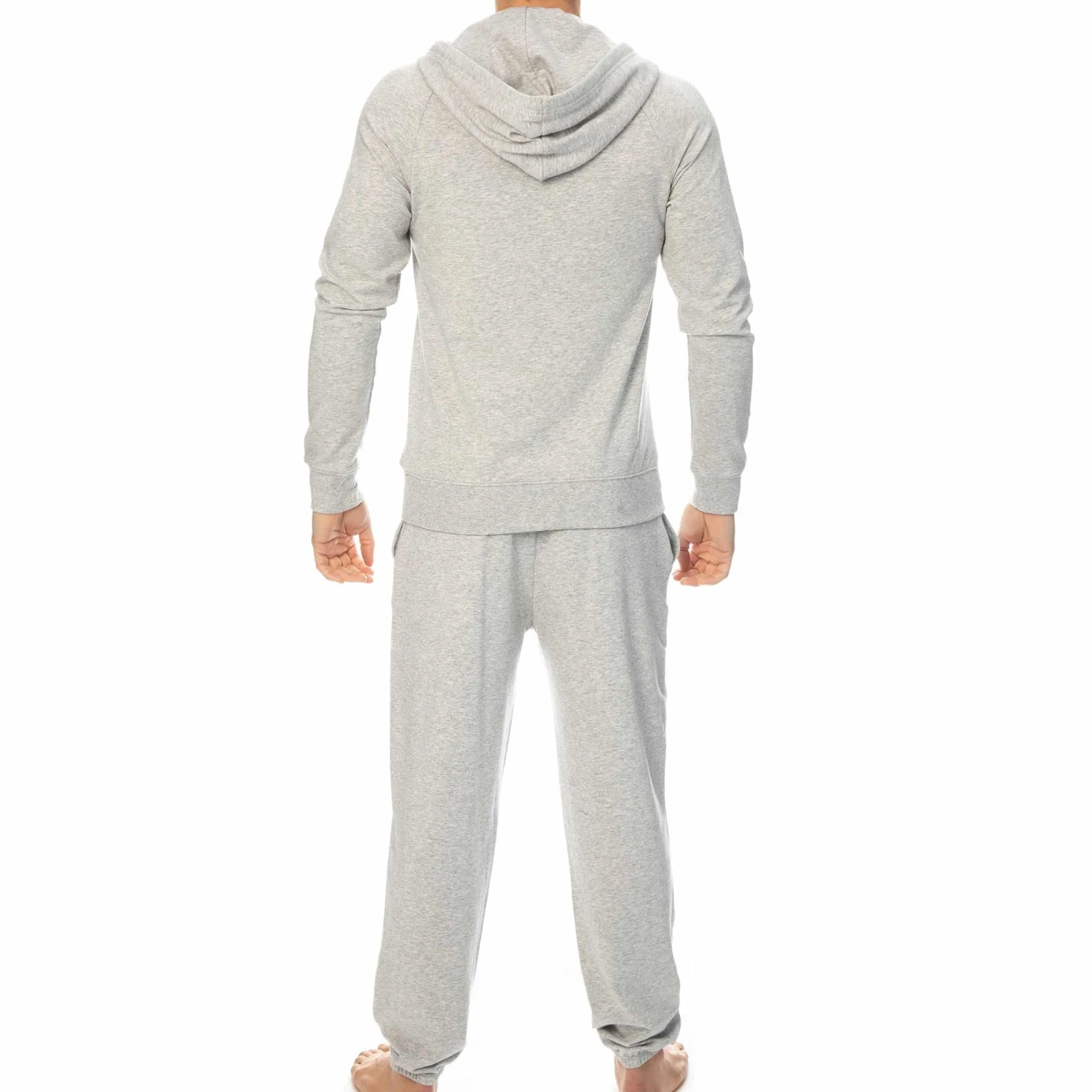 Veste à Capuche Ck One Gris Chiné – Image 8