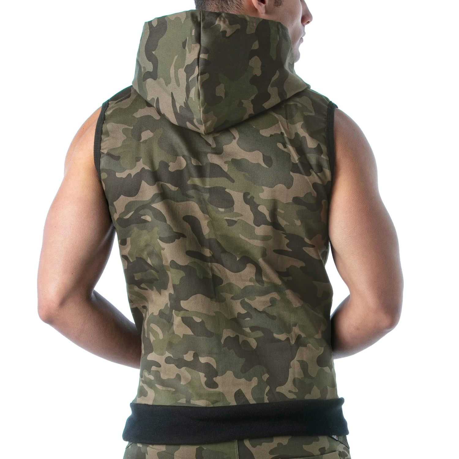 Veste Ă Capuche Militaire Camouflage â Image 4