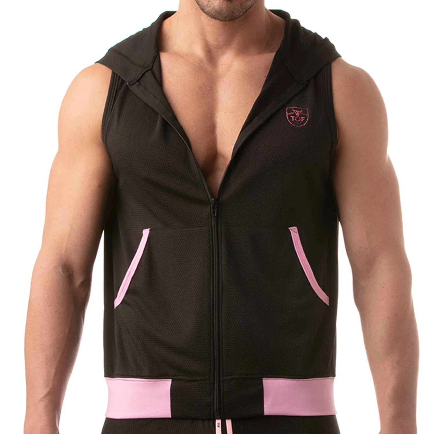 Veste Athletic Hoody Mesh Noire