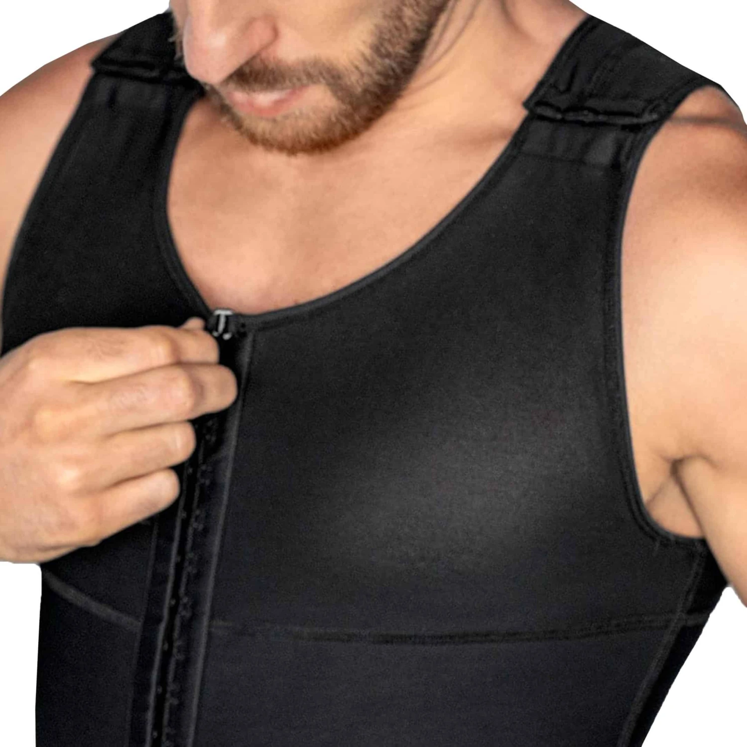 Veste Compression Ferme Noire â Image 2