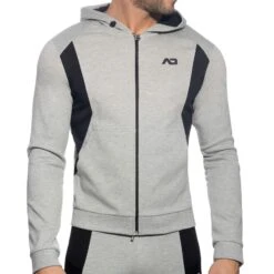 Veste Sport AD Coton Gris Chiné