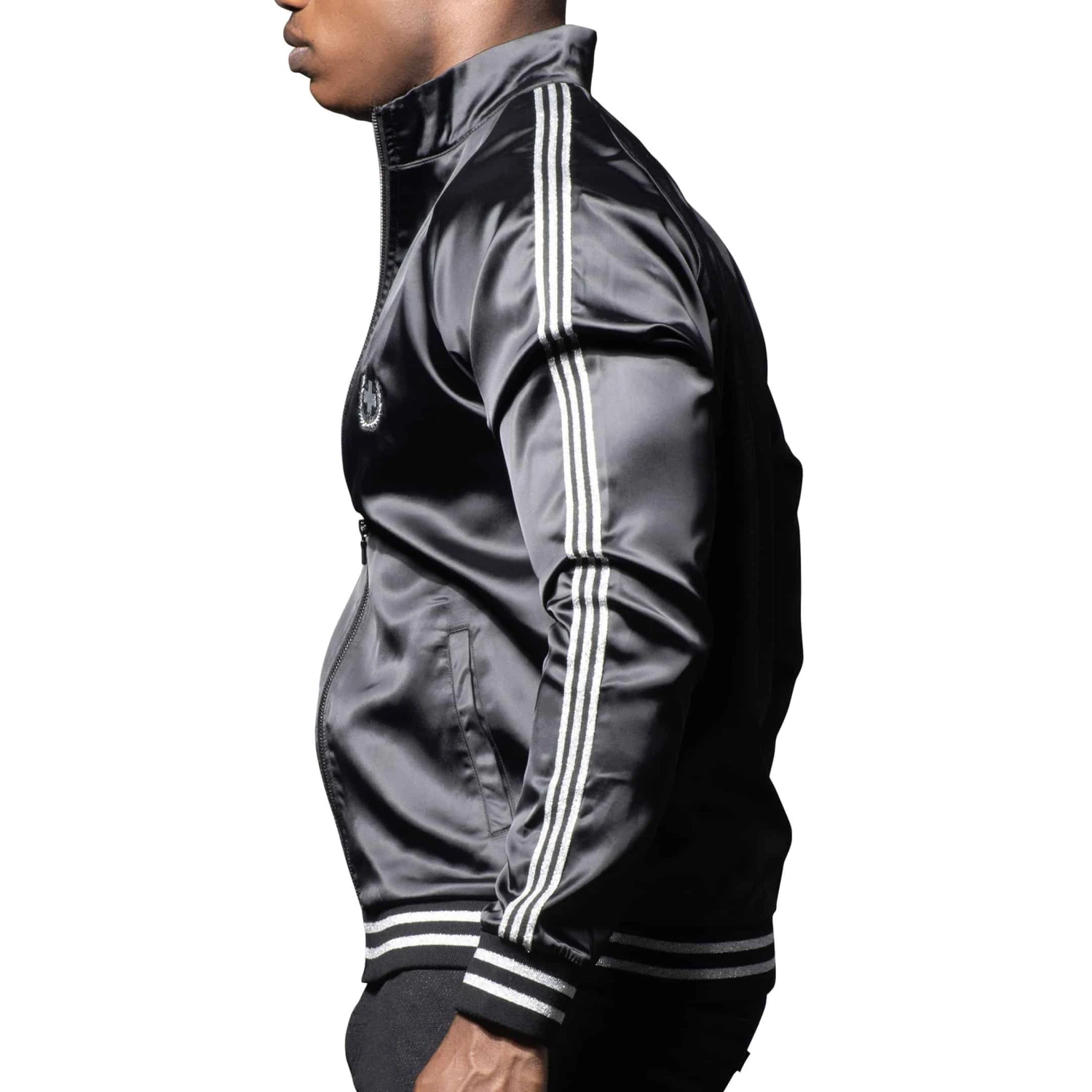 Veste Squad Satin Noire â Image 2